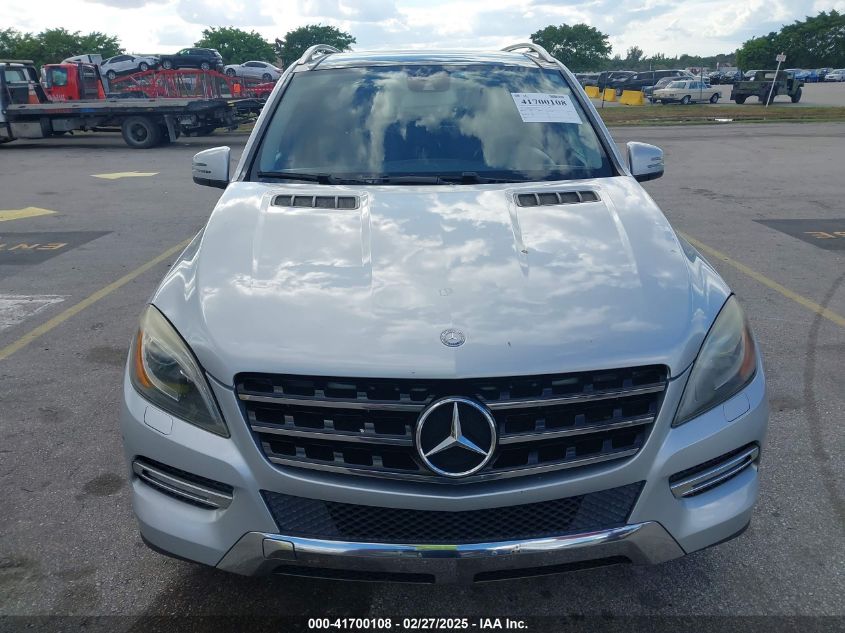 2013 Mercedes-Benz Ml 350 4Matic VIN: 4JGDA5HBXDA124869 Lot: 41700108