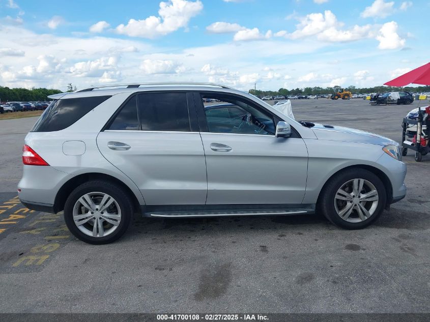 2013 Mercedes-Benz Ml 350 4Matic VIN: 4JGDA5HBXDA124869 Lot: 41700108