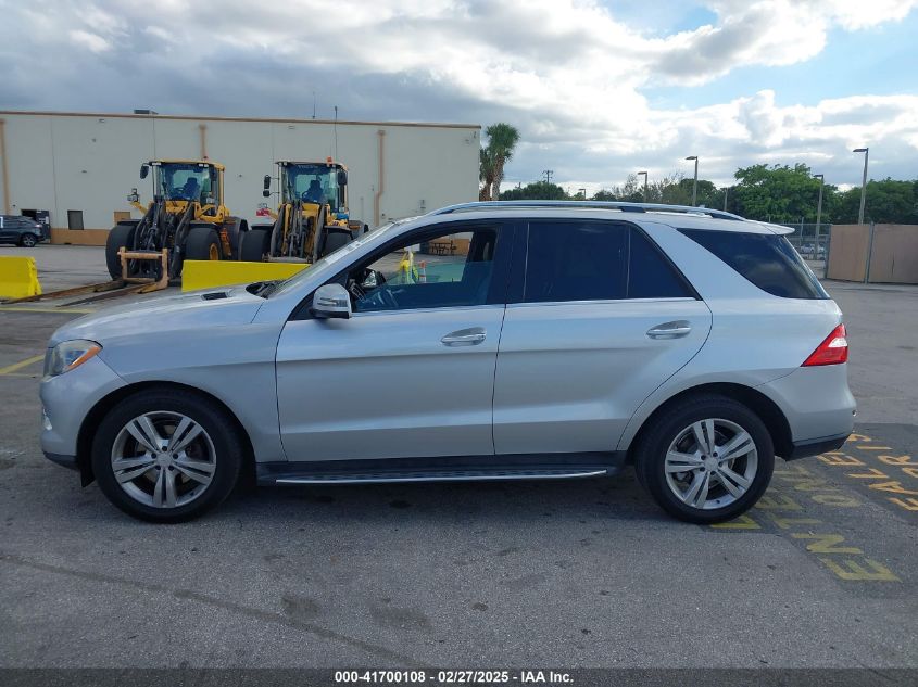 2013 Mercedes-Benz Ml 350 4Matic VIN: 4JGDA5HBXDA124869 Lot: 41700108