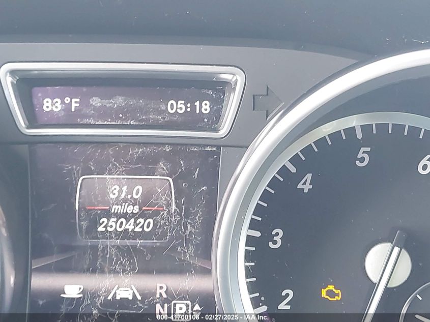 2013 Mercedes-Benz Ml 350 4Matic VIN: 4JGDA5HBXDA124869 Lot: 41700108