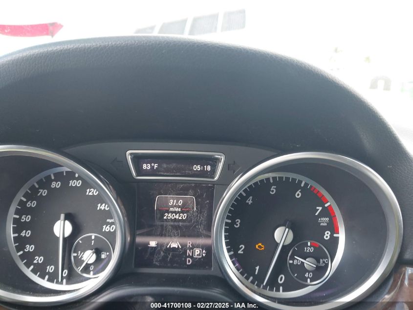 2013 Mercedes-Benz Ml 350 4Matic VIN: 4JGDA5HBXDA124869 Lot: 41700108