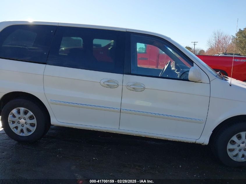 2005 Kia Sedona Ex/Lx VIN: KNDUP132956703200 Lot: 41700159