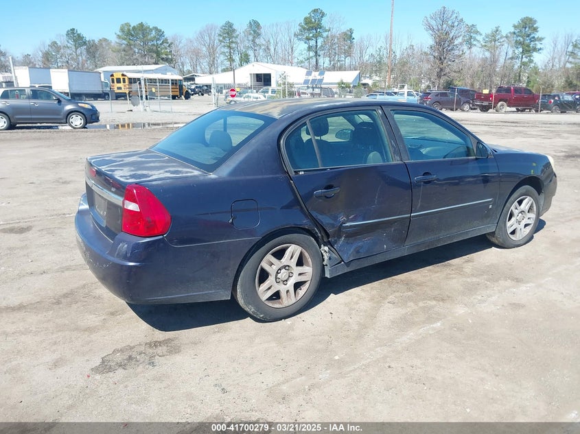 2006 CHEVROLET MALIBU VIN: 1G1ZT51F96F175716
