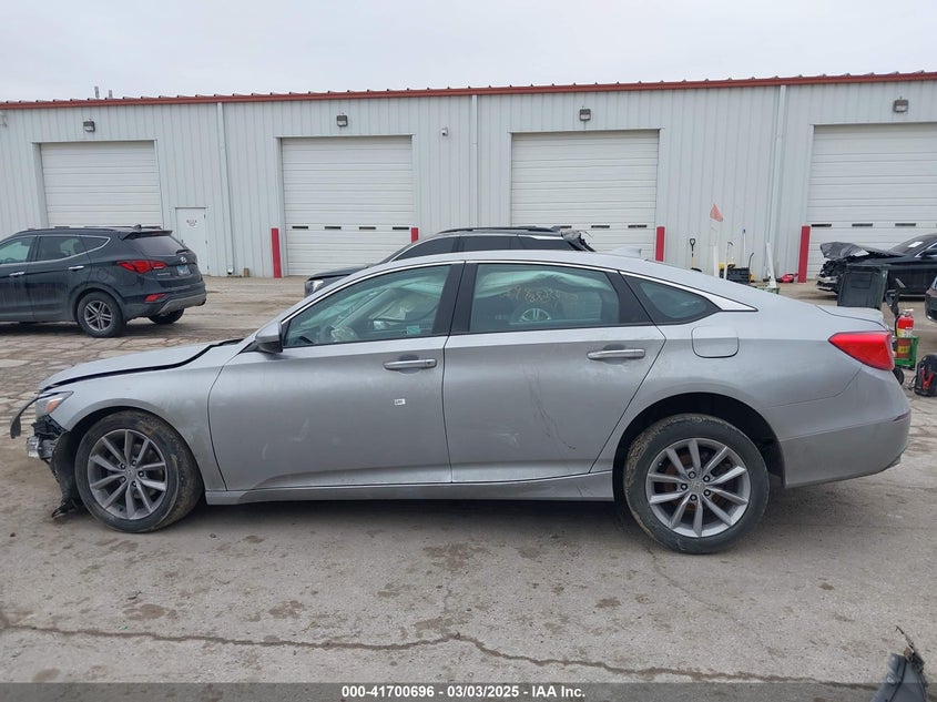 2021 HONDA ACCORD VIN: 1HGCV1F18MA029509