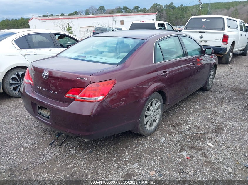 2007 TOYOTA AVALON VIN: 4T1BK36B37U180747
