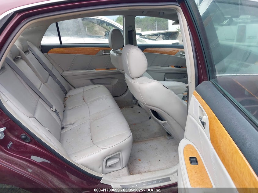 2007 TOYOTA AVALON VIN: 4T1BK36B37U180747