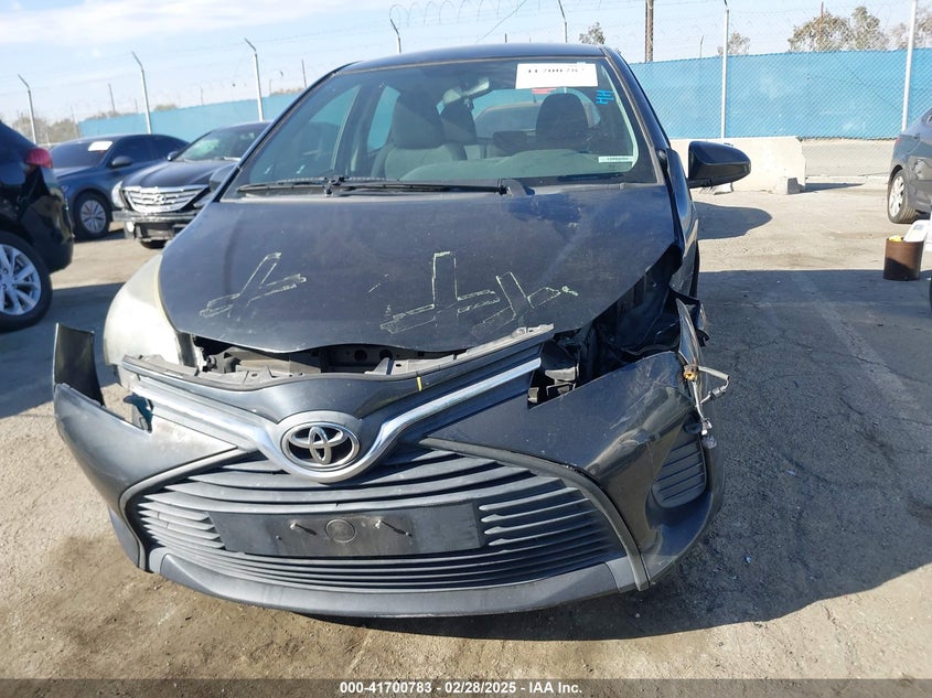 2015 TOYOTA YARIS VIN: VNKKTUD34FA038840