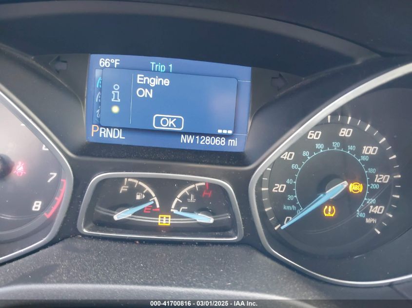 2014 Ford Focus Se VIN: 1FADP3F29EL457909 Lot: 41700816