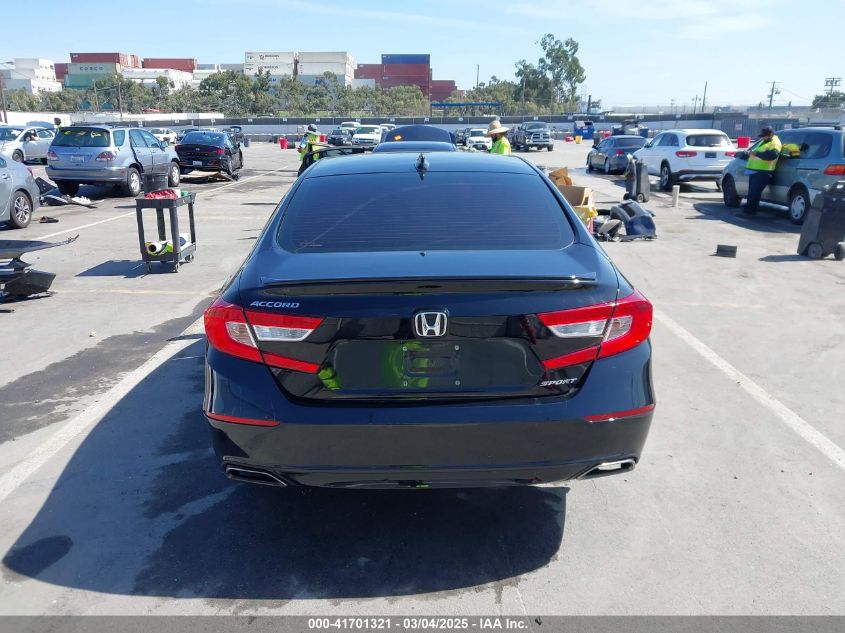 2022 Honda Accord Sport VIN: 1HGCV1F3XNA097104 Lot: 41701321