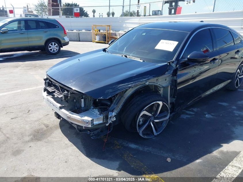 2022 Honda Accord Sport VIN: 1HGCV1F3XNA097104 Lot: 41701321