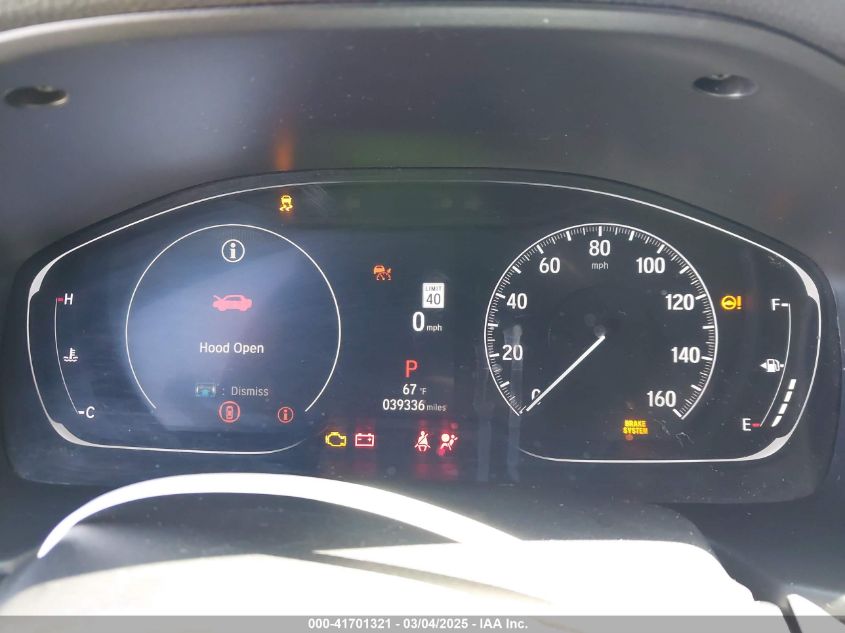 2022 Honda Accord Sport VIN: 1HGCV1F3XNA097104 Lot: 41701321