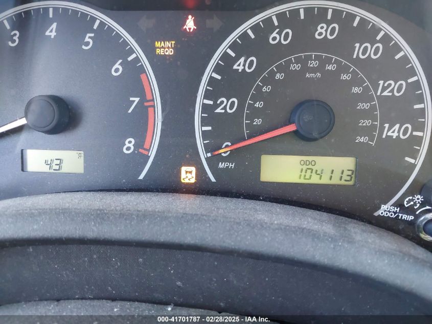 2013 Toyota Corolla Le VIN: 2T1BU4EE2DC996342 Lot: 41701787