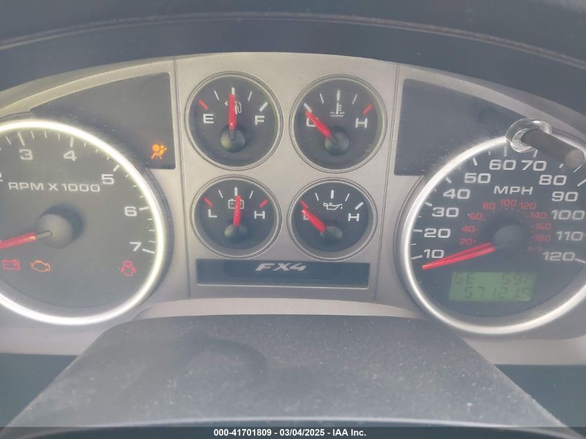 2008 Ford F-150 60Th Anniversary/Fx4/King Ranch/Lariat/Limited/Xlt VIN: 1FTPW145X8FB64762 Lot: 41701809