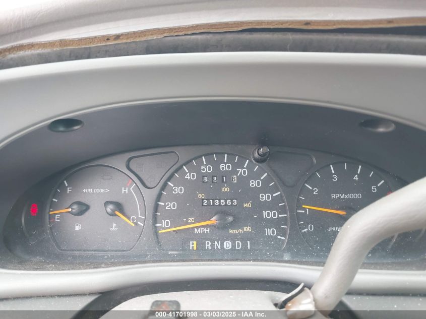 1997 Mercury Sable Gs VIN: 1MELM50U5VA652727 Lot: 41701998