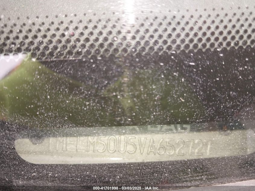 1997 Mercury Sable Gs VIN: 1MELM50U5VA652727 Lot: 41701998