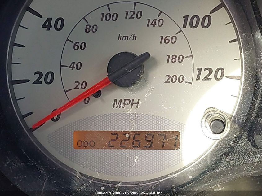 2002 Toyota Rav4 VIN: JTEHH20V820130867 Lot: 41702006