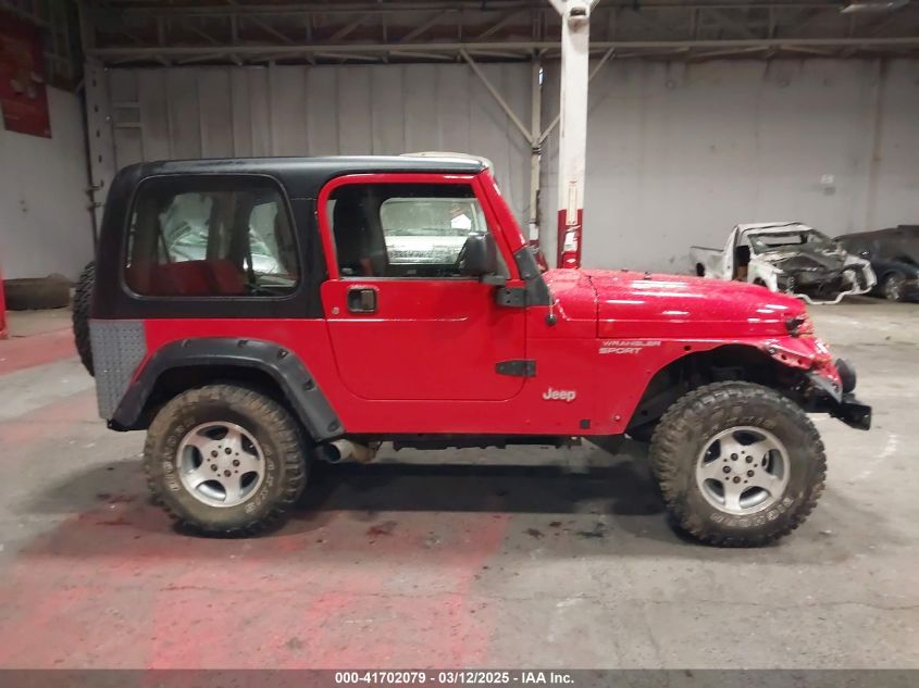 2004 Jeep Wrangler Sport VIN: 1J4FA49S04P722840 Lot: 41702079