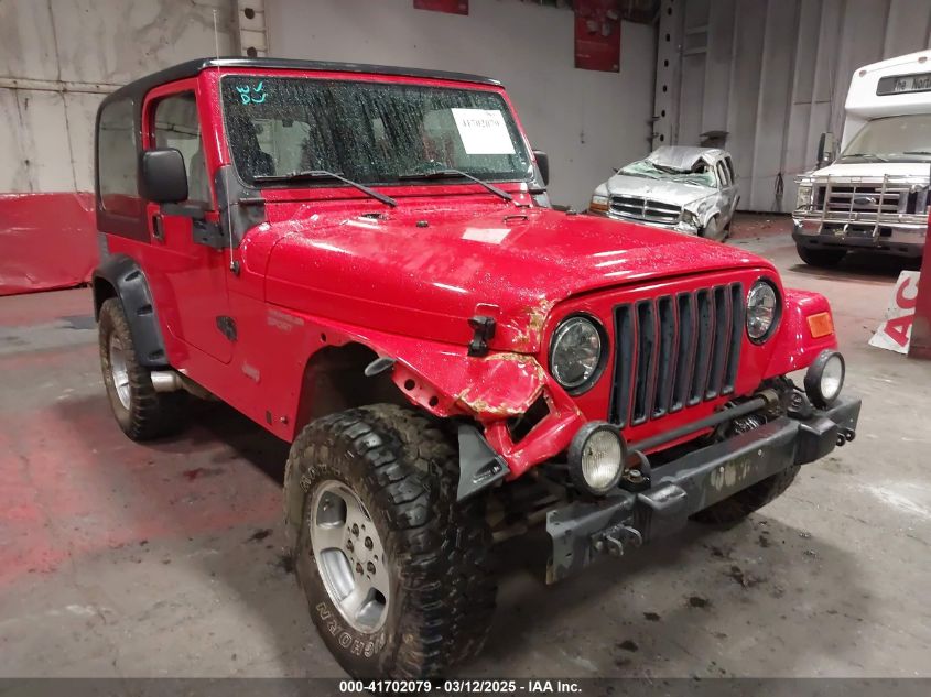 2004 Jeep Wrangler Sport VIN: 1J4FA49S04P722840 Lot: 41702079