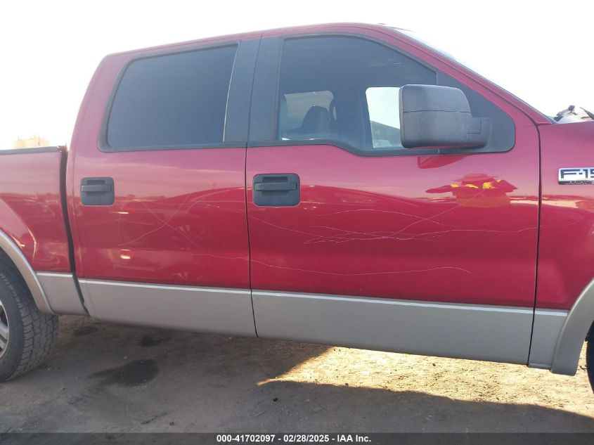 2007 Ford F-150 Lariat/Xlt VIN: 1FTPW12507KC44368 Lot: 41702097