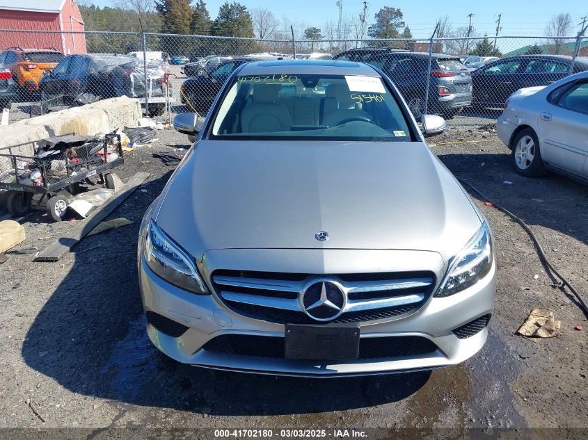 2019 Mercedes-Benz C 300 4Matic VIN: WDDWF8EB8KR515401 Lot: 41702180
