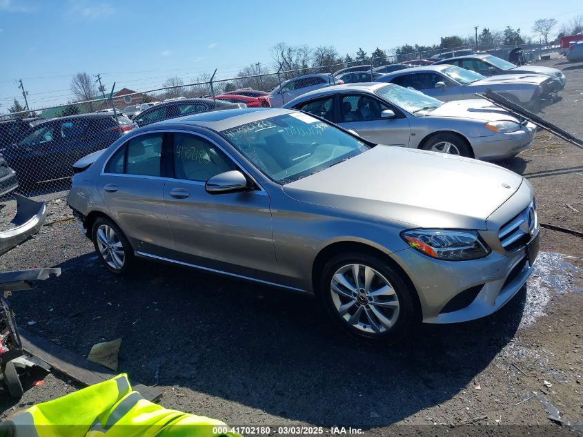 2019 Mercedes-Benz C 300 4Matic VIN: WDDWF8EB8KR515401 Lot: 41702180