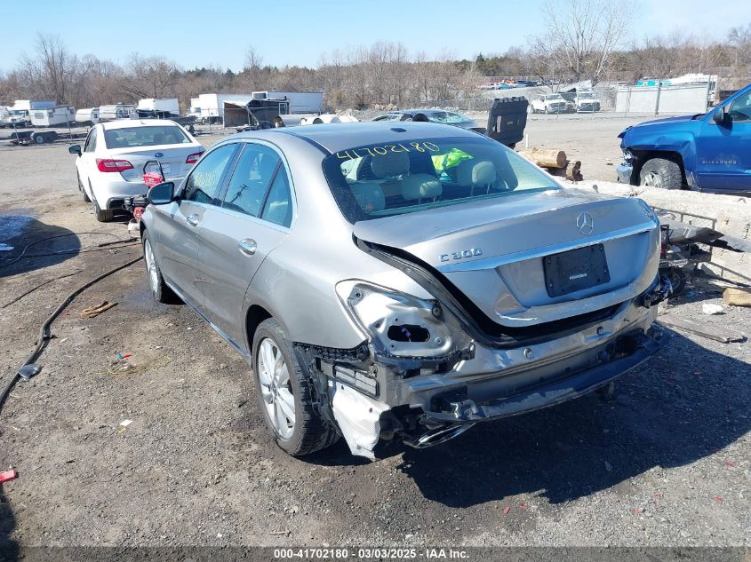 2019 Mercedes-Benz C 300 4Matic VIN: WDDWF8EB8KR515401 Lot: 41702180
