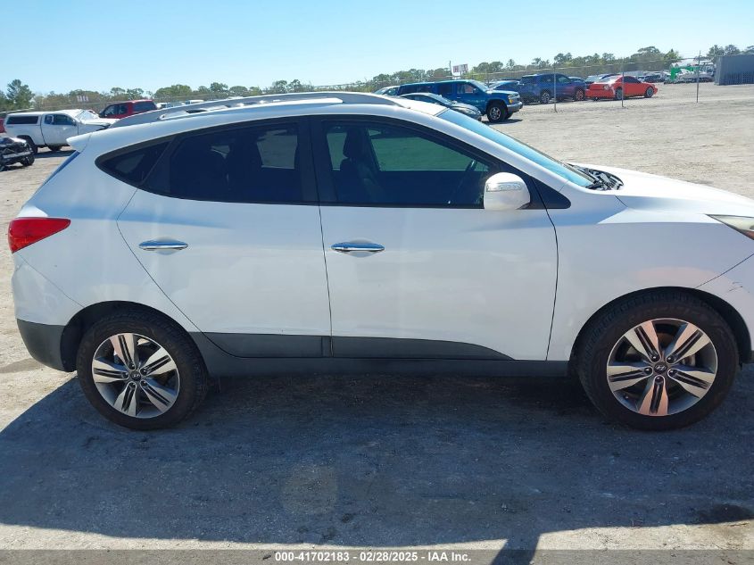 2014 Hyundai Tucson Limited VIN: KM8JU3AG8EU829819 Lot: 41702183