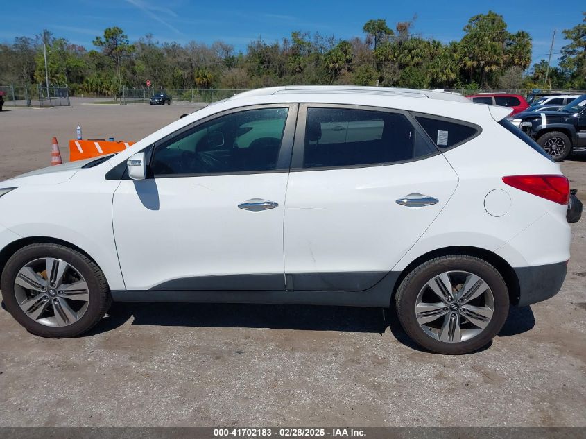 2014 Hyundai Tucson Limited VIN: KM8JU3AG8EU829819 Lot: 41702183