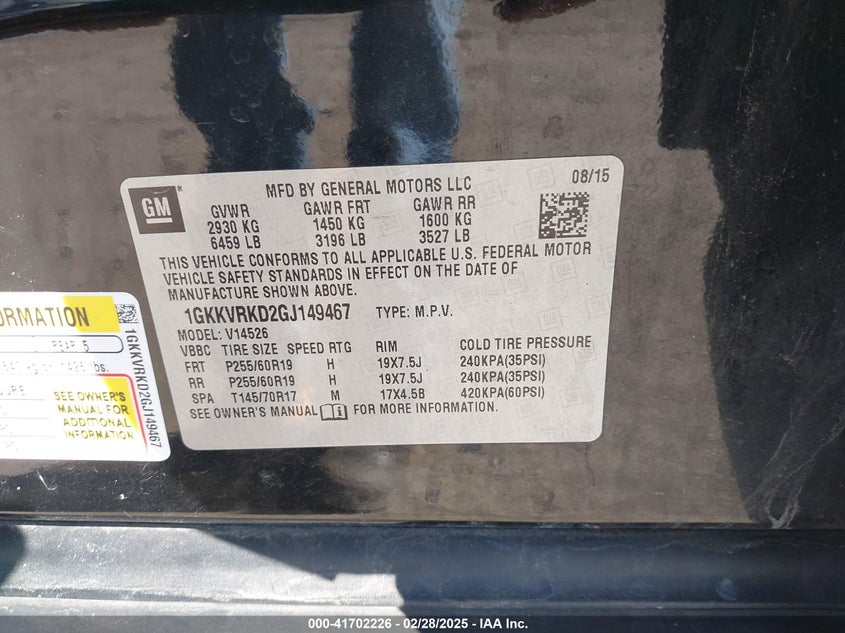 2016 GMC ACADIA SLT - 1GKKVRKD2GJ149467