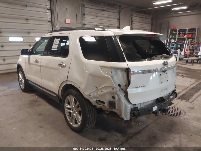 2016 Ford Explorer Limited VIN: 1FM5K8F85GGC33672 Lot: 41702408