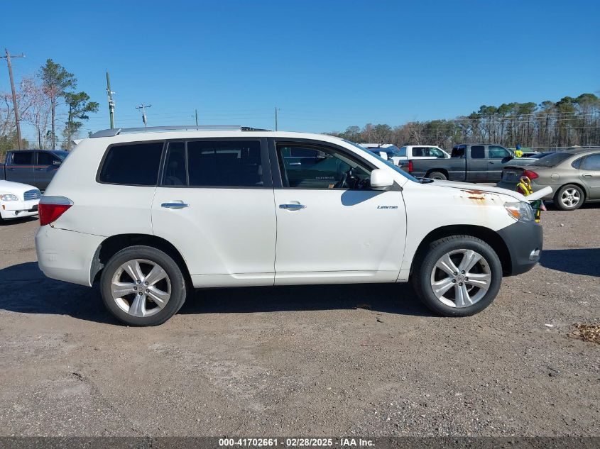 2008 Toyota Highlander Limited VIN: JTEES42A382002723 Lot: 41702661