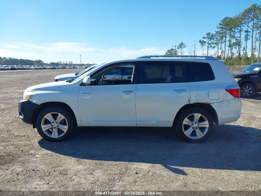 2008 Toyota Highlander Limited VIN: JTEES42A382002723 Lot: 41702661