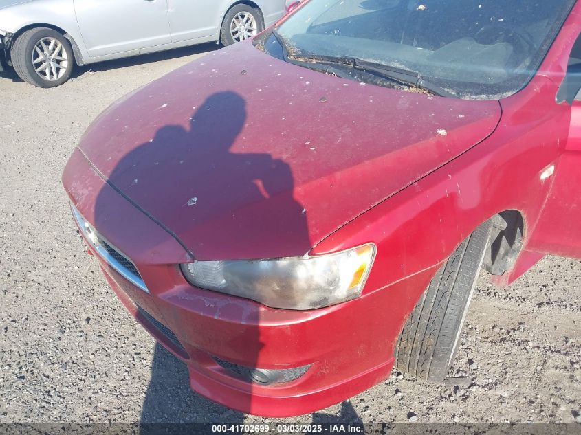 2010 Mitsubishi Lancer Sportback Gts VIN: JA32X8HW7AU019939 Lot: 41702699