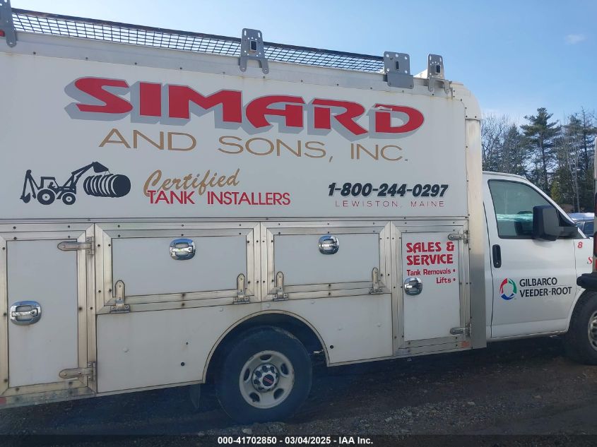 2018 GMC Savana Cutaway Work Van VIN: 1GD07RFG9J1235170 Lot: 43399029