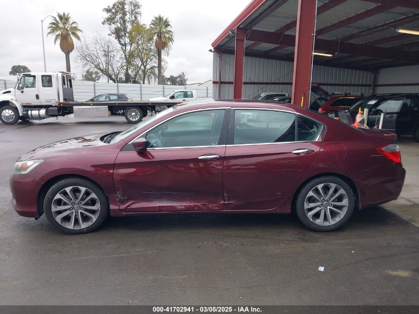 2014 Honda Accord Sport VIN: 1HGCR2F58EA007153 Lot: 41702941