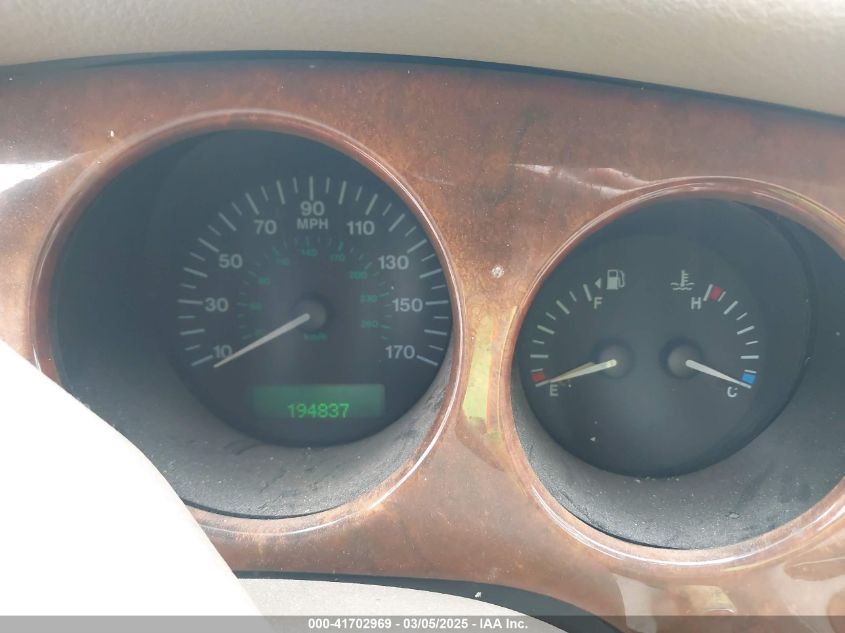 2000 Jaguar Xj8 Vanden Plas VIN: SAJDA24CXYLF08926 Lot: 41702969