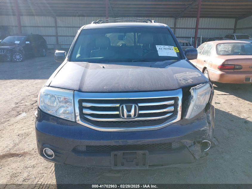 2013 Honda Pilot Touring VIN: 5FNYF4H92DB040325 Lot: 41702983