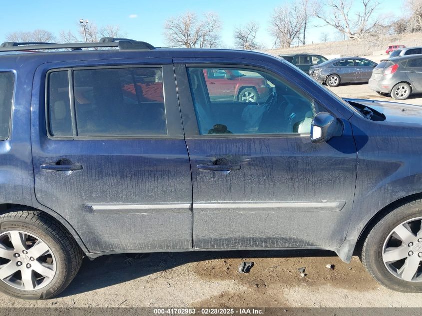 2013 Honda Pilot Touring VIN: 5FNYF4H92DB040325 Lot: 41702983