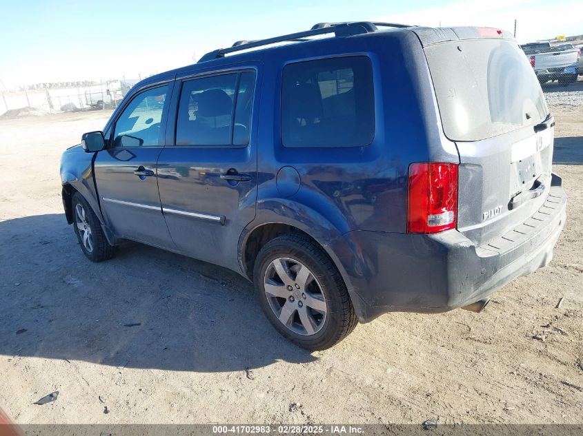 2013 Honda Pilot Touring VIN: 5FNYF4H92DB040325 Lot: 41702983