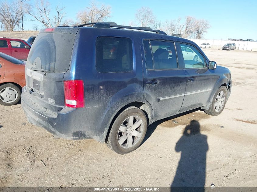 2013 Honda Pilot Touring VIN: 5FNYF4H92DB040325 Lot: 41702983