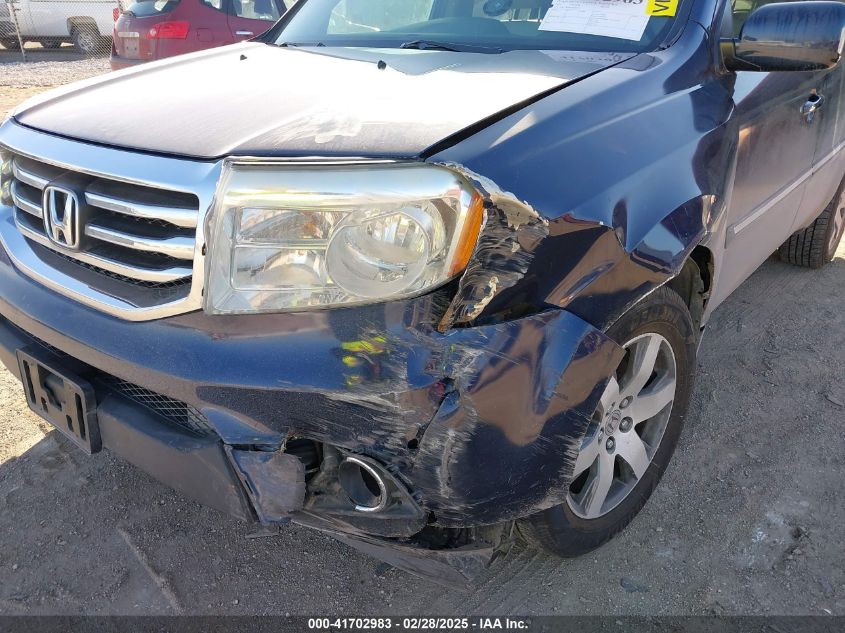 2013 Honda Pilot Touring VIN: 5FNYF4H92DB040325 Lot: 41702983