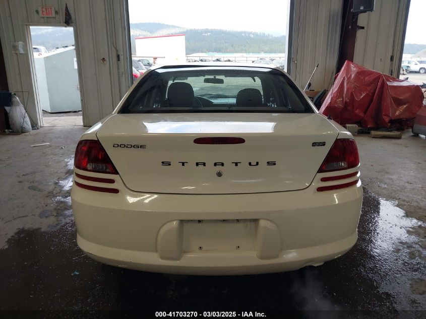 2005 Dodge Stratus Sxt VIN: 1B3EL46J95N689374 Lot: 41703270