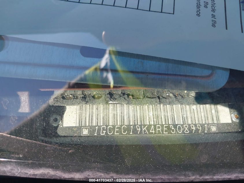 1994 Chevrolet Gmt-400 C1500 VIN: 1GCEC19K4RE308991 Lot: 41703437