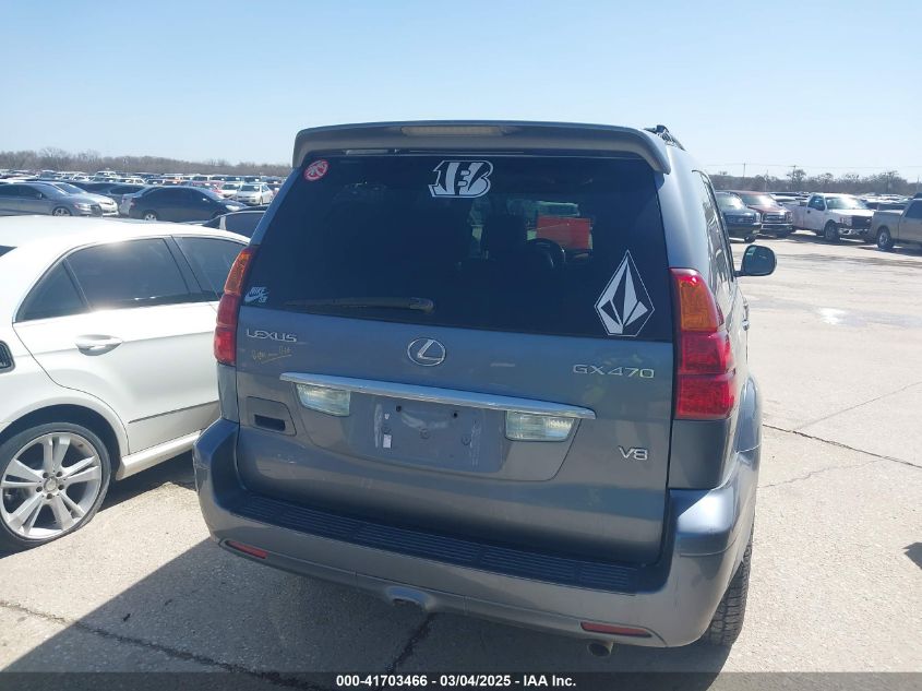 2004 Lexus Gx 470 VIN: JTJBT20X440035099 Lot: 41703466