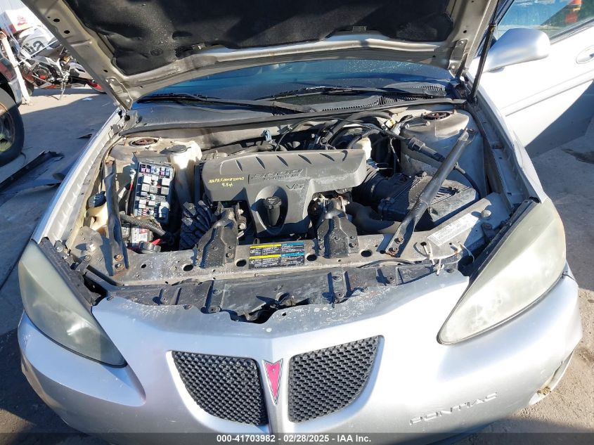 2006 Pontiac Grand Prix VIN: 2G2WP552161243203 Lot: 41703982