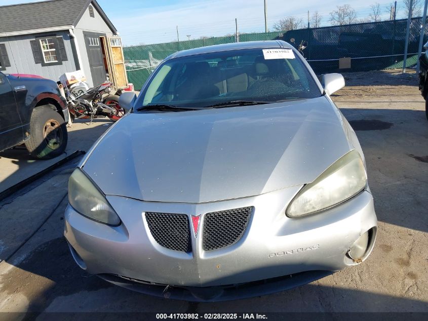 2006 Pontiac Grand Prix VIN: 2G2WP552161243203 Lot: 41703982