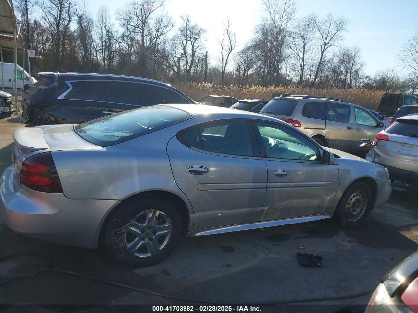 2006 Pontiac Grand Prix VIN: 2G2WP552161243203 Lot: 41703982