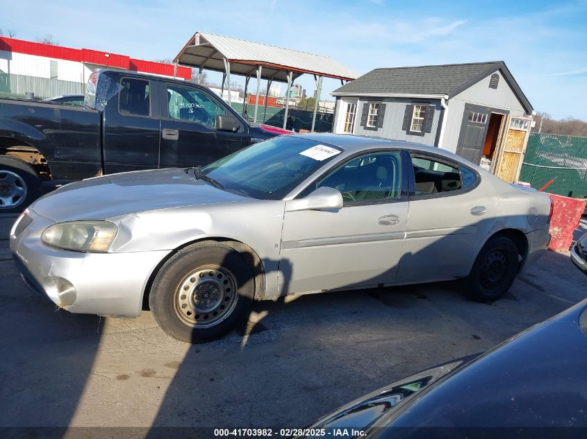 2006 Pontiac Grand Prix VIN: 2G2WP552161243203 Lot: 41703982