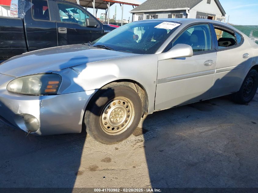 2006 Pontiac Grand Prix VIN: 2G2WP552161243203 Lot: 41703982