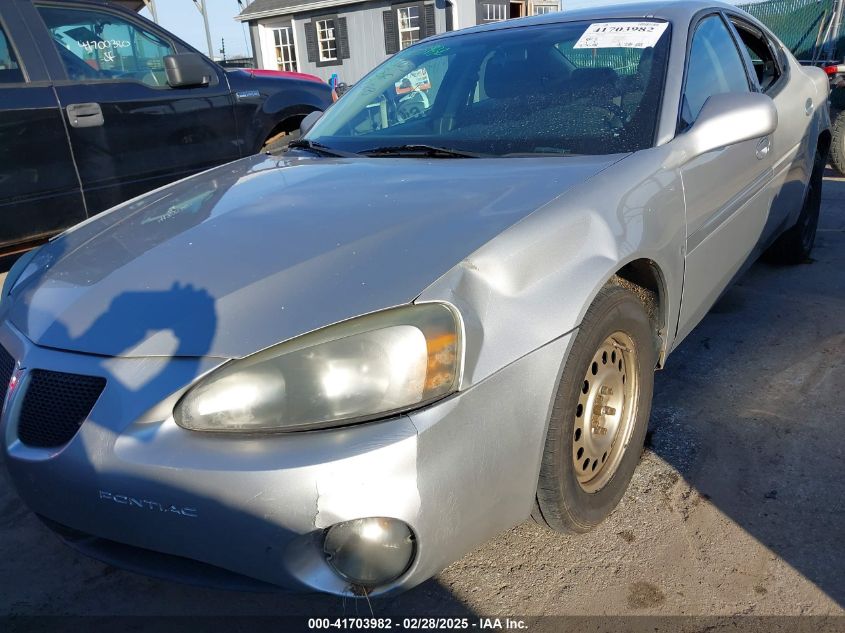 2006 Pontiac Grand Prix VIN: 2G2WP552161243203 Lot: 41703982